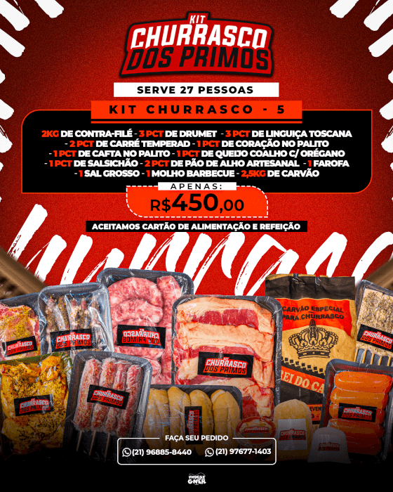 Kit 5 (SERVE 20 PESSOAS)